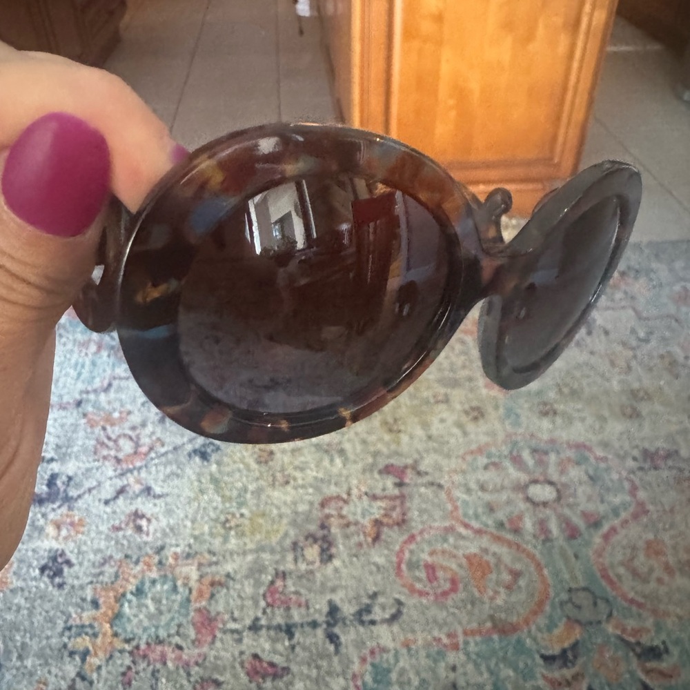 Prada Women's Tortoise Shell Sunglasses - Picture 6 of 11